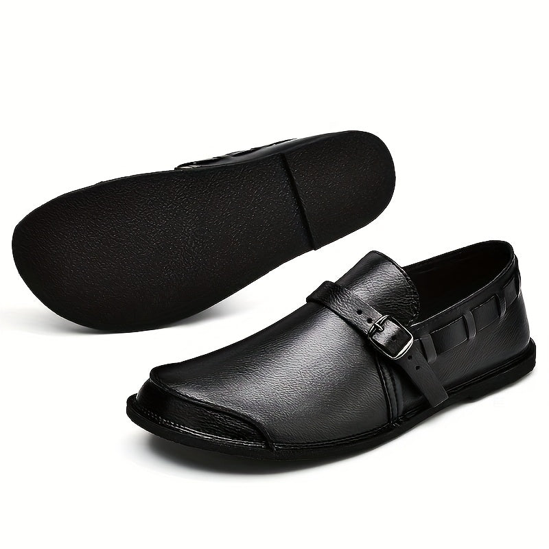 Diego Antonetti Monk Strap Leather Loafers