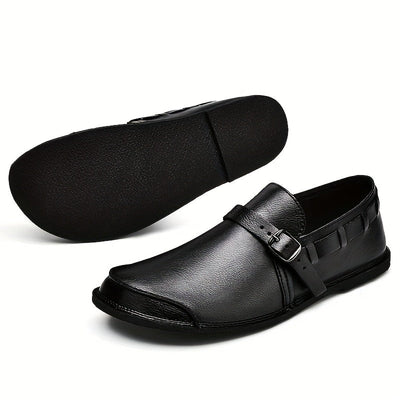 Diego Antonetti Monk Strap Leather Loafers