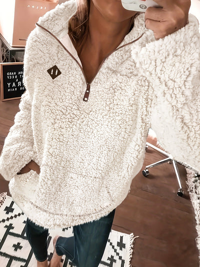 NORTHLINE STUDIO | Patch Quarter Zip Pullover