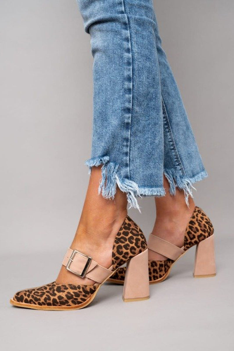 Leopard Print Heels | Stylish Elegant Footwear