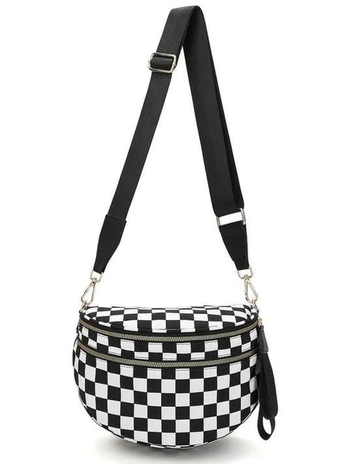 Elsie - Checkered Bum Bag