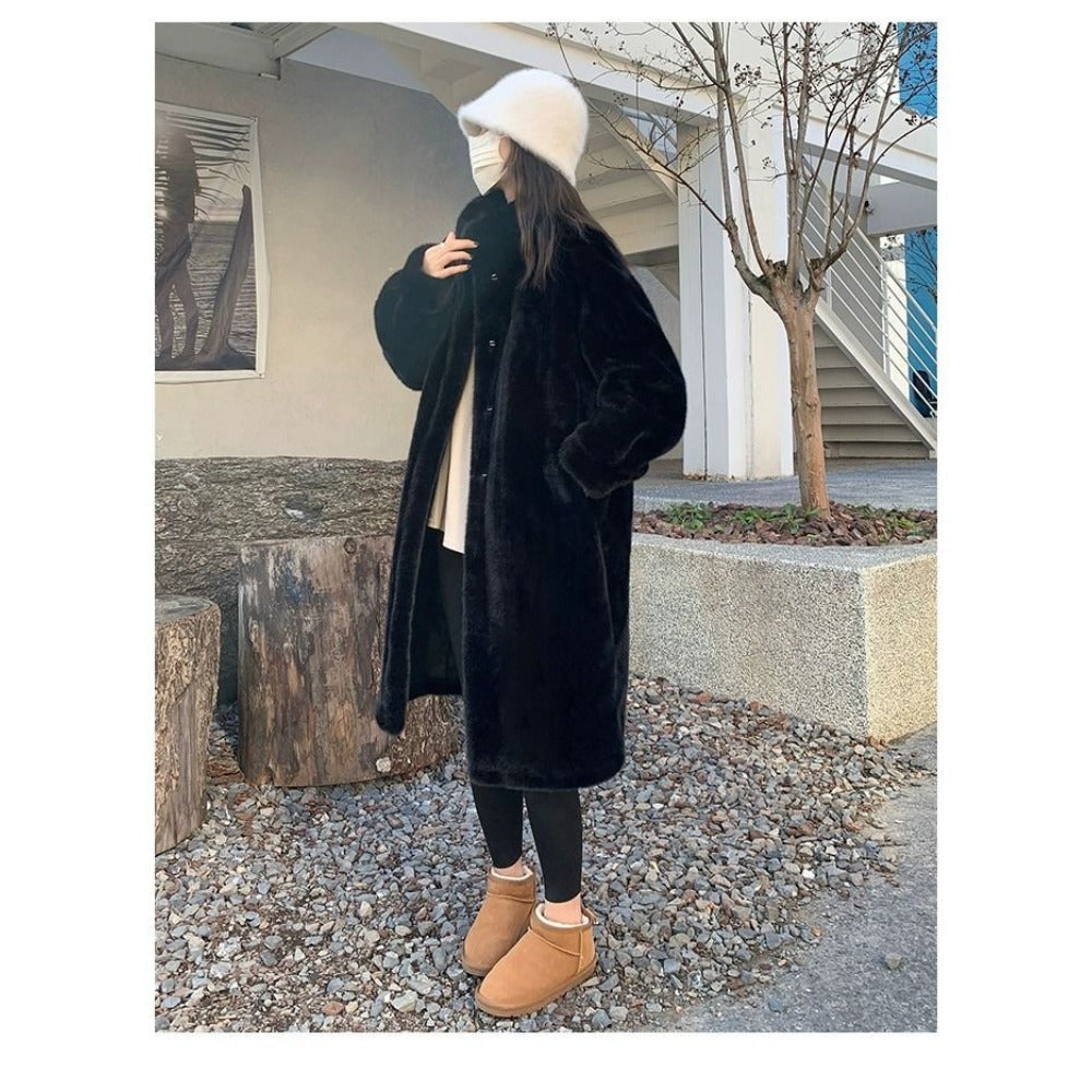 Addison | Women’s Elegant Faux Fur Cold Weather Coat