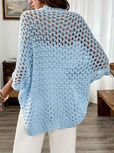 NORTHLINE STUDIO | OPEN-WEAVE CROCHET CARDIGAN