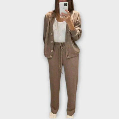 Chantal - Long Sleeve Top and Pants Set