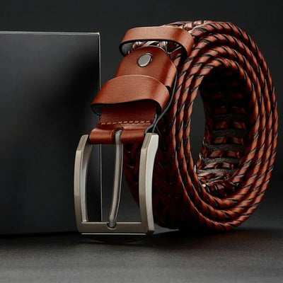 Kingsley Woven Leather Belt