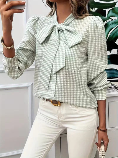 THE MEELLA | BOW-TIE BLOUSE