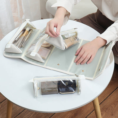 VivaLuxe™ 4-in-1 Cosmetic Bag — Seamless Style and Effortless Organization Wherever You Go