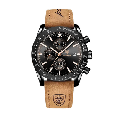 David | Stylish Men’s Chronograph with Versatile Strap Options | 44mm