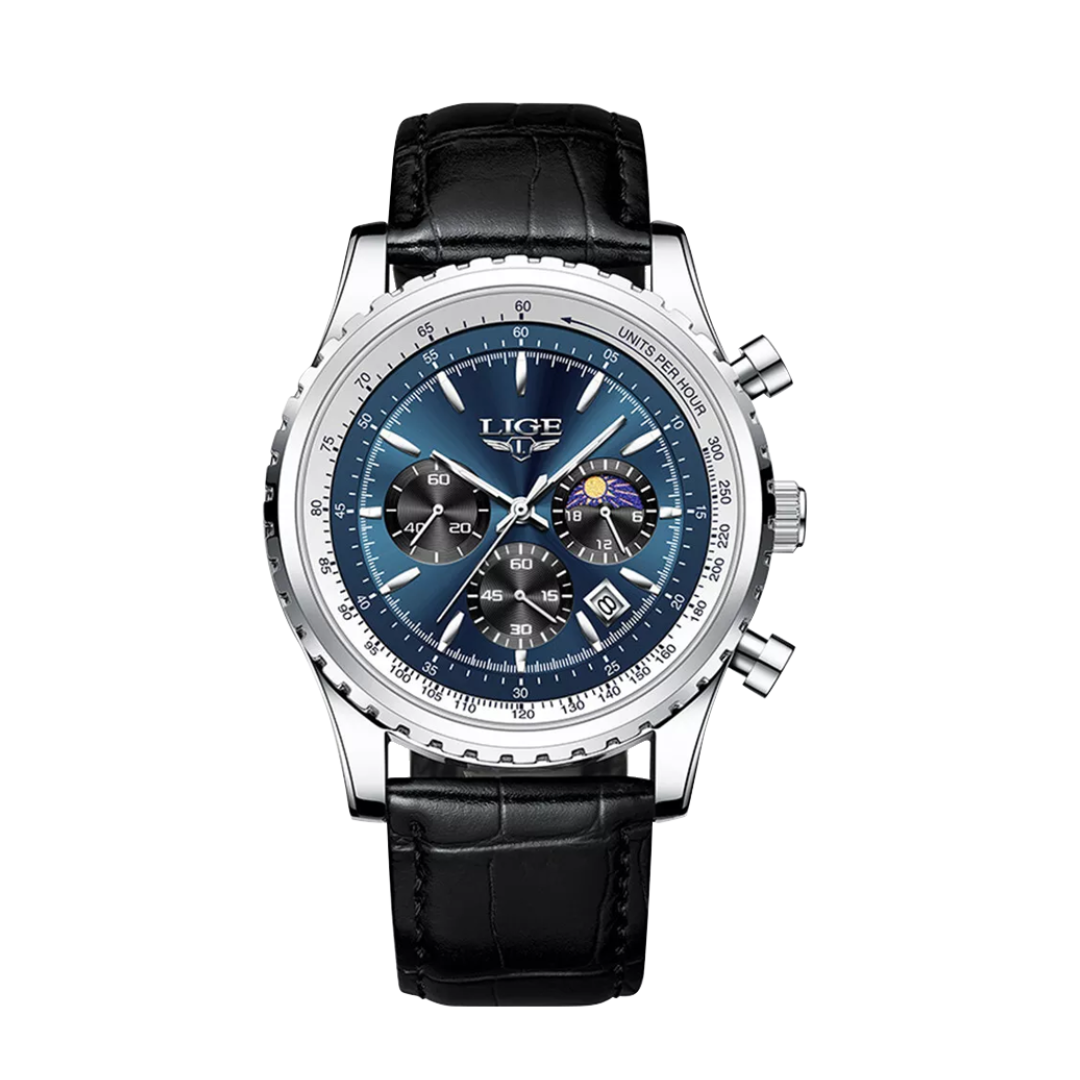 Leo | Elegant Chronograph Moon Phase Watch