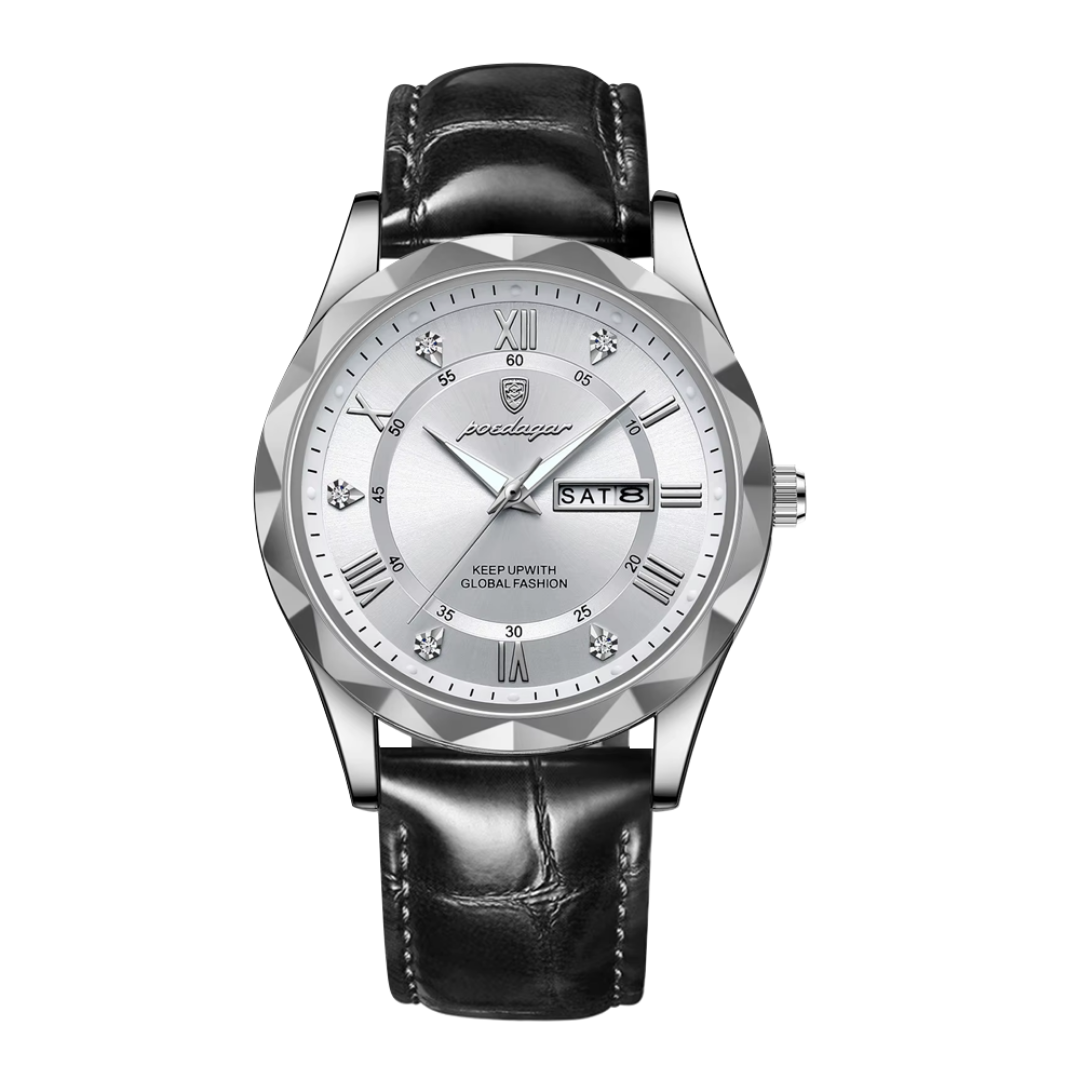 Levi | Men's Quartz Watch with Date and Day Display | 41mm