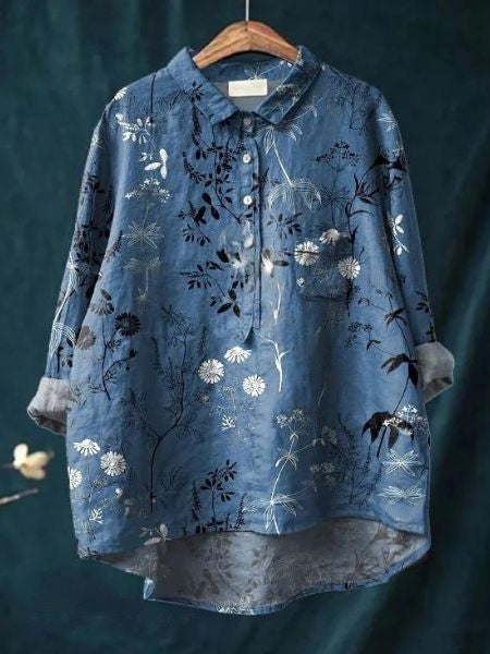 Donna™ | Cotton Floral Shirt