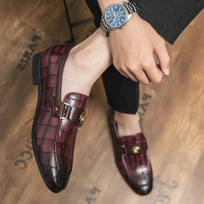 Bravari Croc Loafer