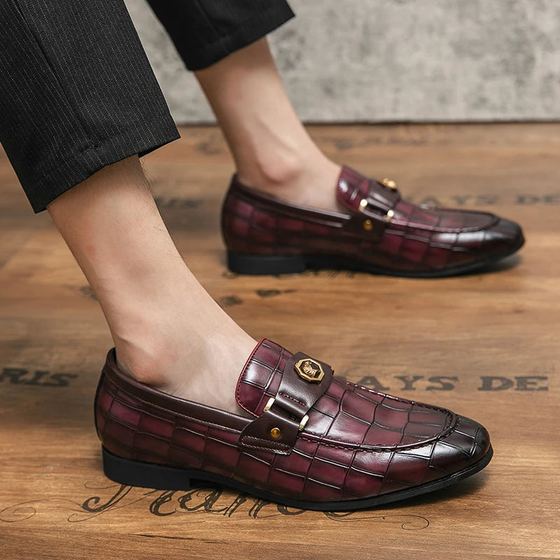 Bravari Croc Loafer