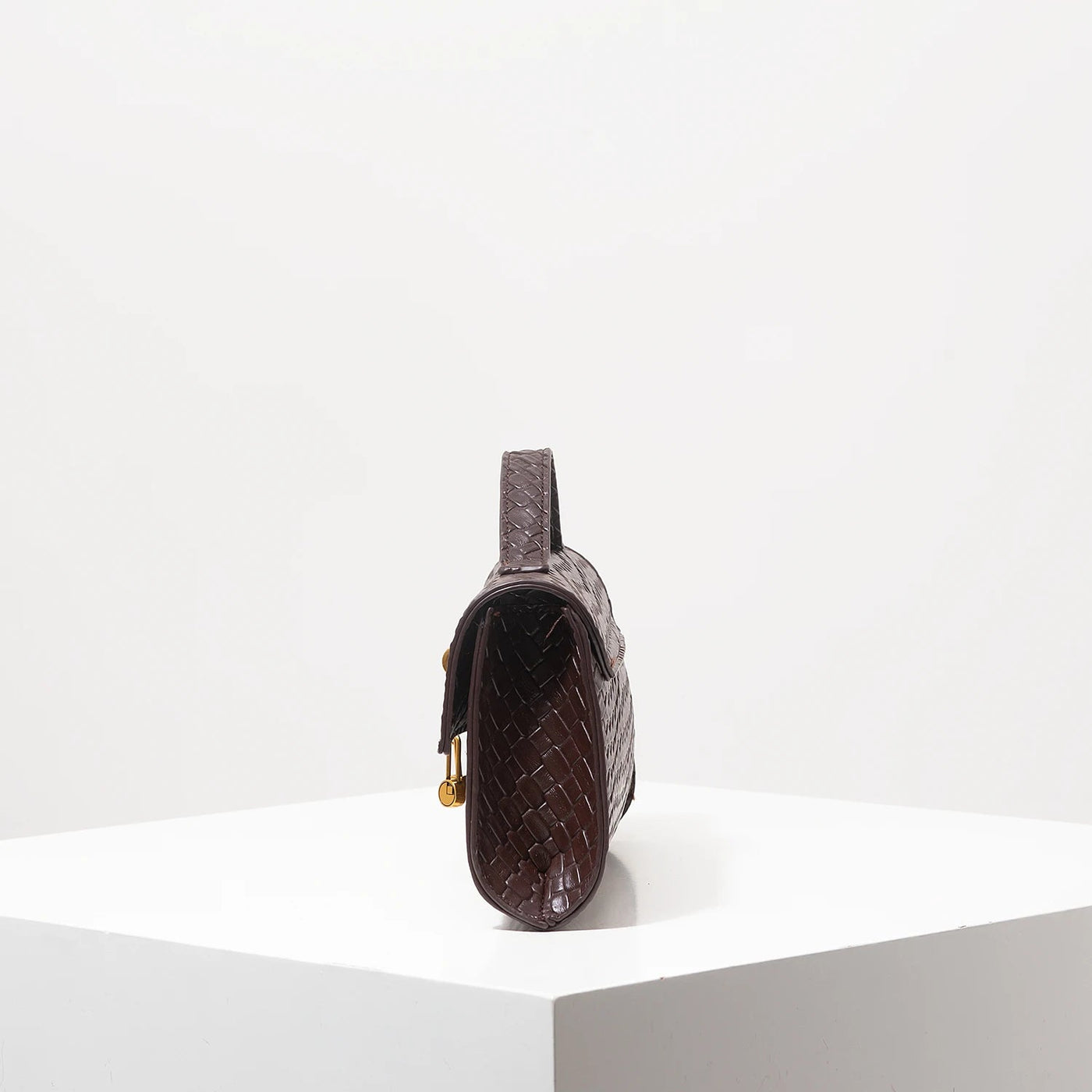 Venezia Woven Baguette Clutch