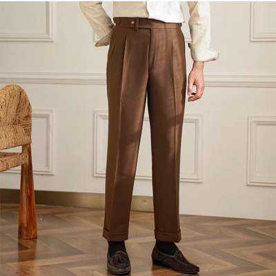 Fabrizio Marconi High-Waisted Business Casual Pants