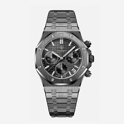 Damian | Iconic Steel Frame Bold Chronograph Design Watch