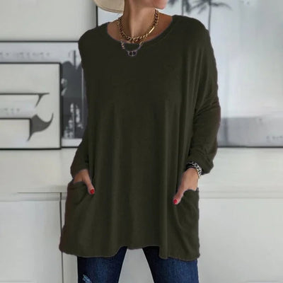 Aelira | Relaxed Long Sleeve Top