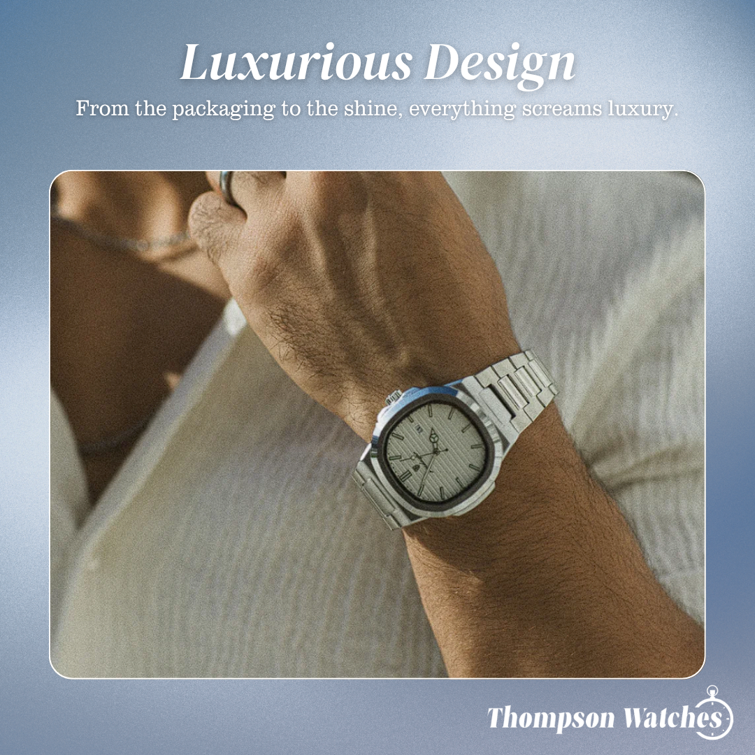 Evan | Refined Dial Detailing Sleek Integrated Steel Design Watch