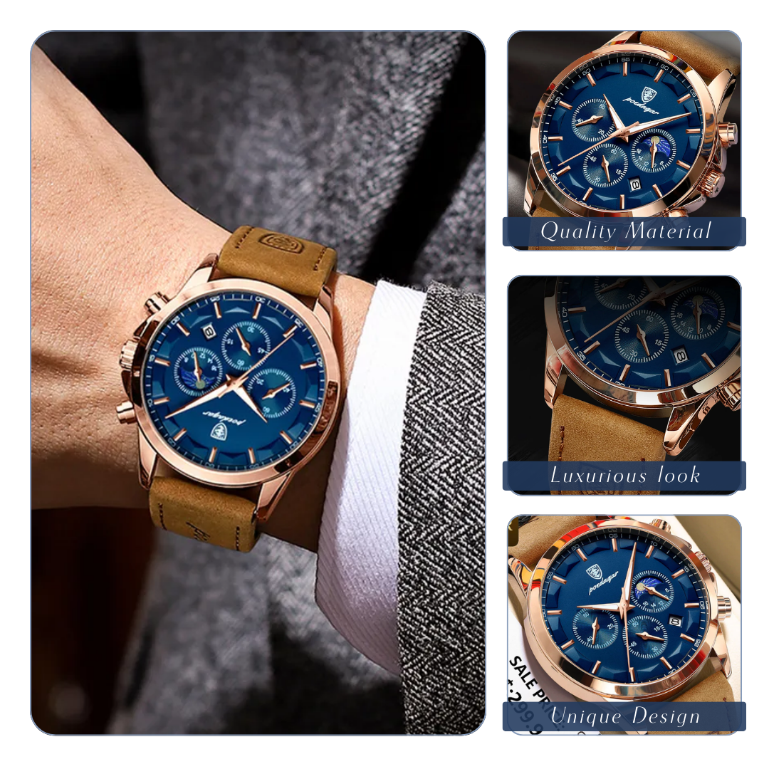 Samuel | Multifunctional Chronograph Stylish Men's Watch