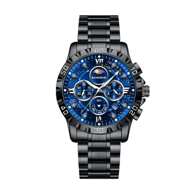 Rex | Opulent Chronograph Watch with Sleek Metal Band