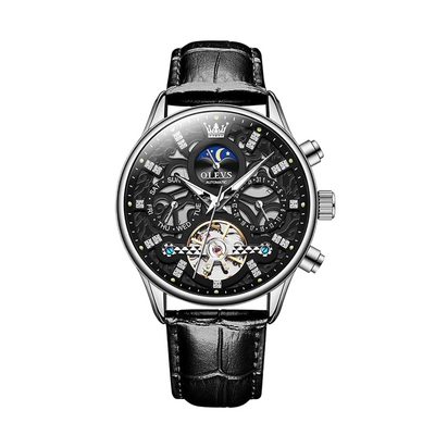 Emmett | Automatic Mechanical Watch with Leather Strap