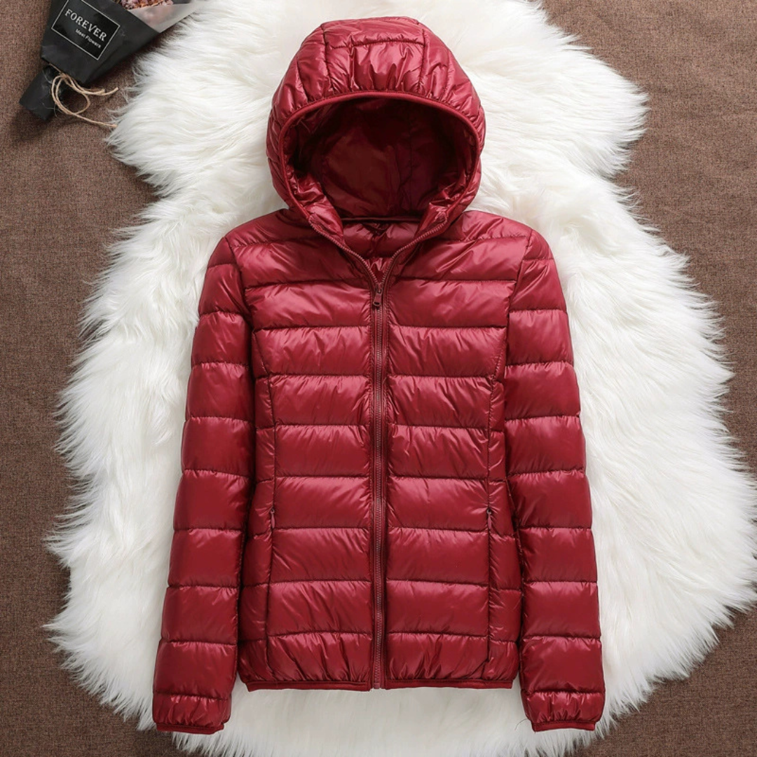 THE AURORA JACKET | DARK RED