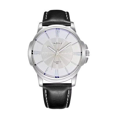 Gavin | Opulent Glass Leather Watch | 45mm