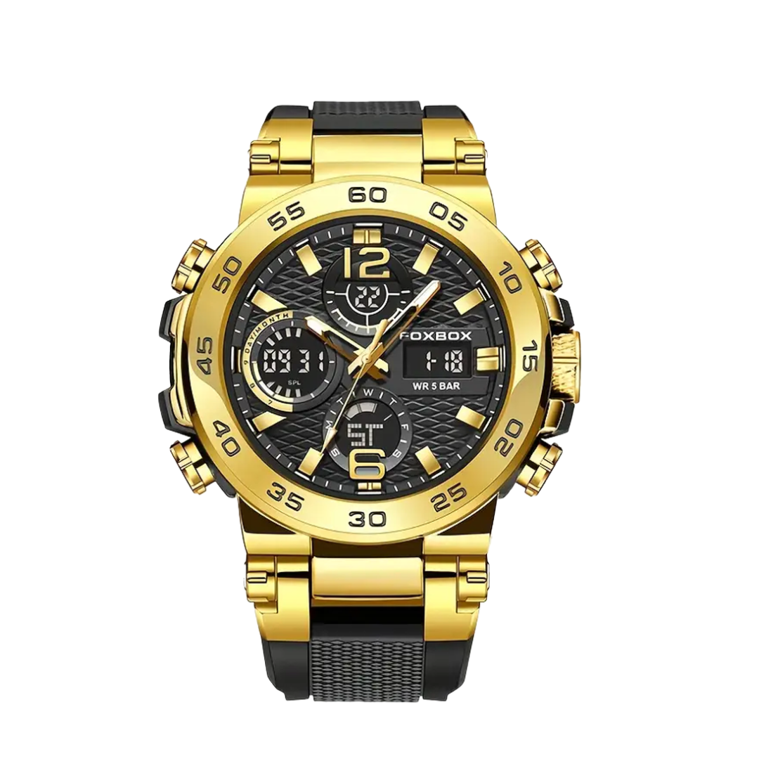 Nate | Men's Dual Display Digital Military Quartzwatch