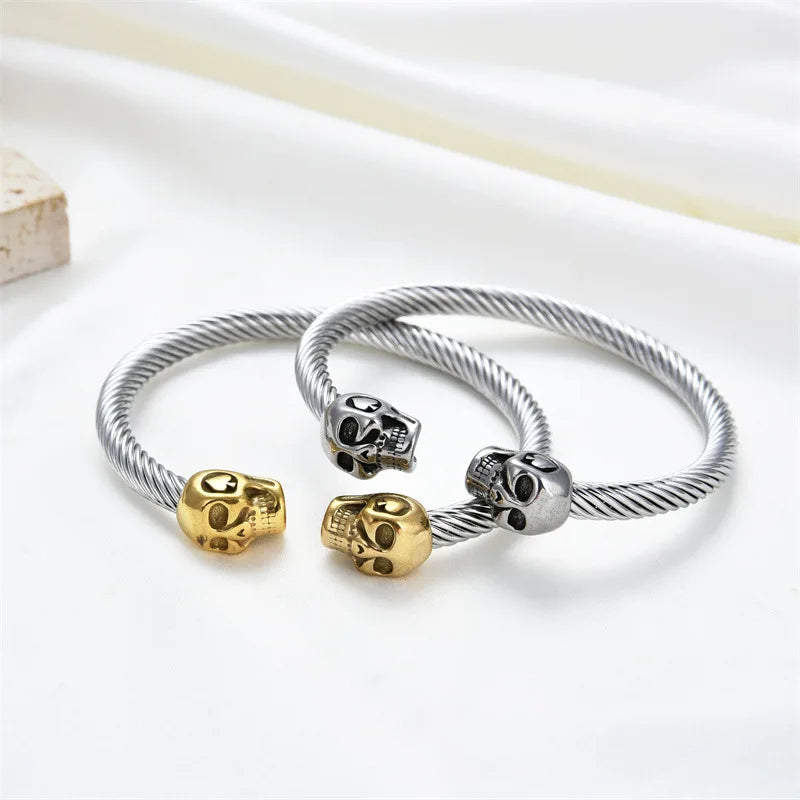 Mercer Steel Rope Cuff Bracelet