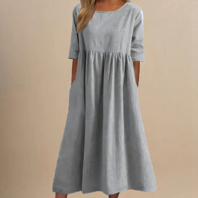 AMARIS | ELEGANT LOOSE-FIT MAXI DRESS
