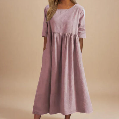 AMARIS | ELEGANT LOOSE-FIT MAXI DRESS
