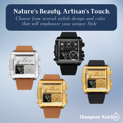 Alex | Men's Double Calendar Quartz Wristwatch