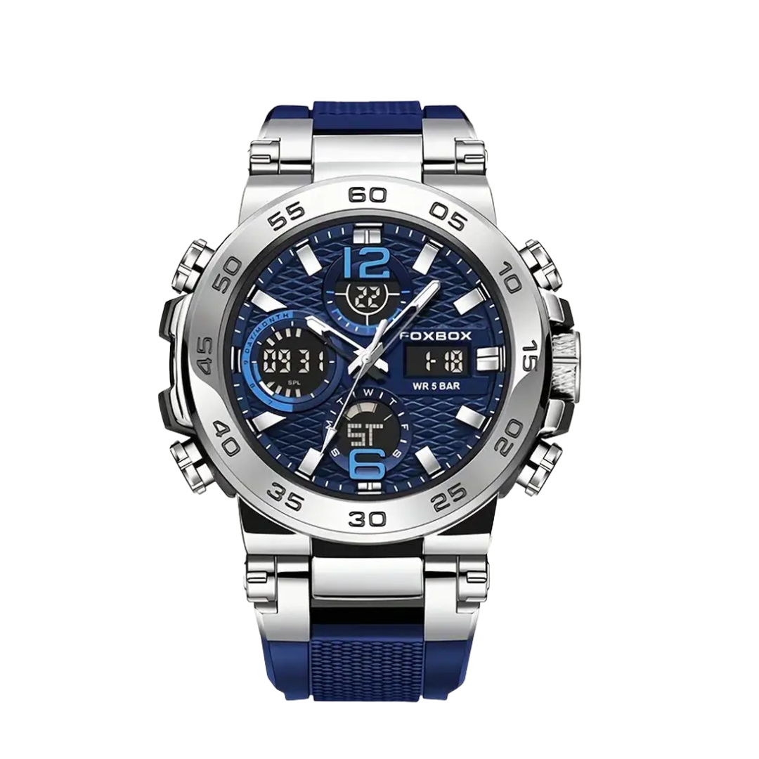 Nate | Men's Dual Display Digital Military Quartzwatch