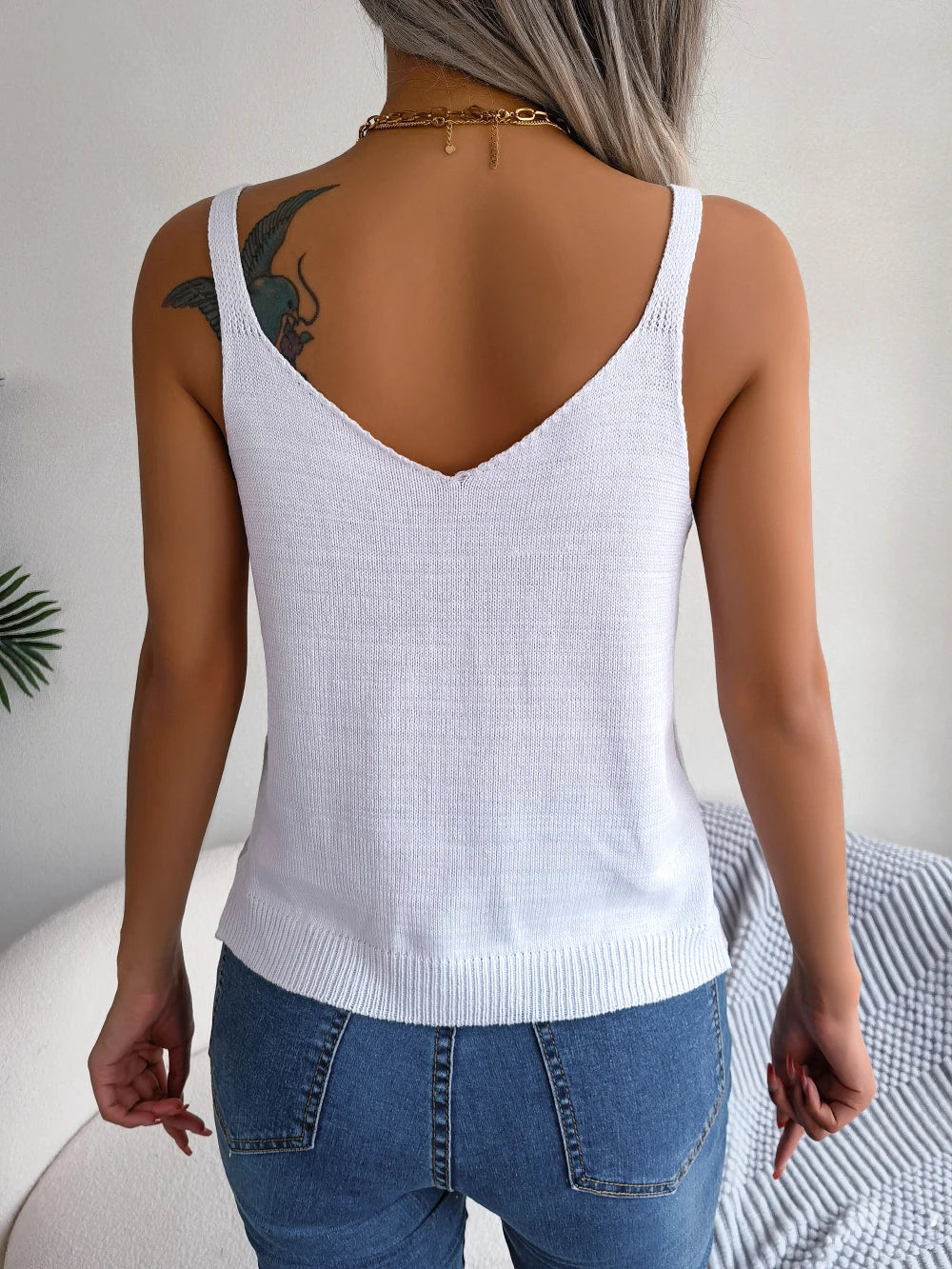 Tulum Texture-Knit Tank Top