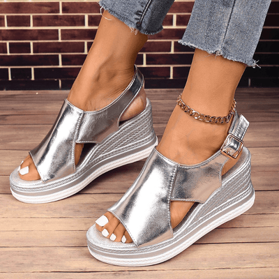 Helen | Elegant Wedge Sandals