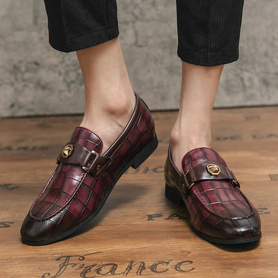 Bravari Croc Loafer