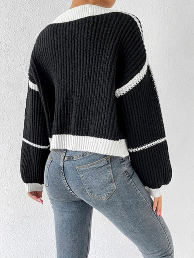 Sofie Cropped Knit Cardigan