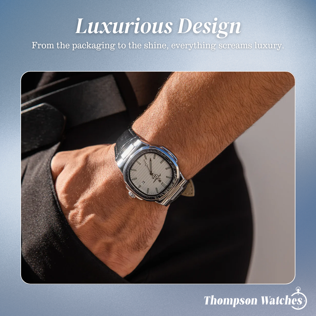 Elias | Sleek Dial Paired with a Classic Leather