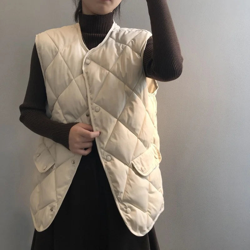 Vienna Quilted Bomber Vest