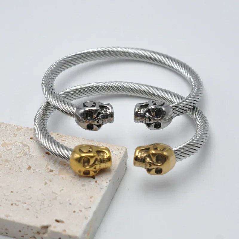 Mercer Steel Rope Cuff Bracelet