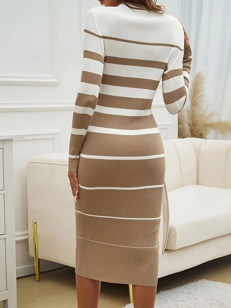 Horizon Stripe Bodycon Dress