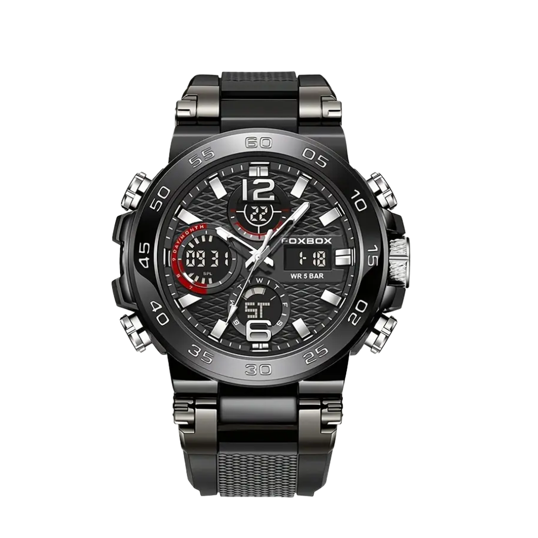 Nate | Men's Dual Display Digital Military Quartzwatch