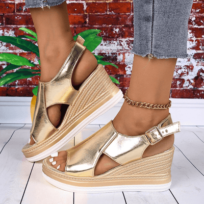 Helen | Elegant Wedge Sandals