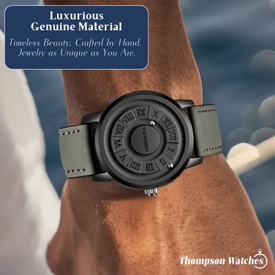 Max | Men's Stylish Black Dial Casual Wristwatch