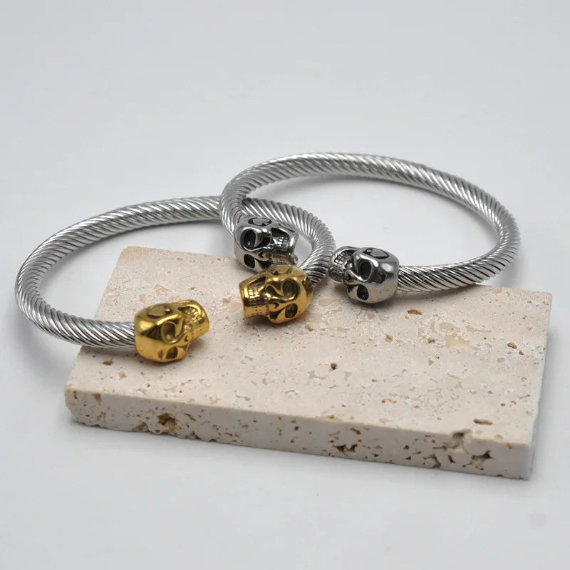 Mercer Steel Rope Cuff Bracelet