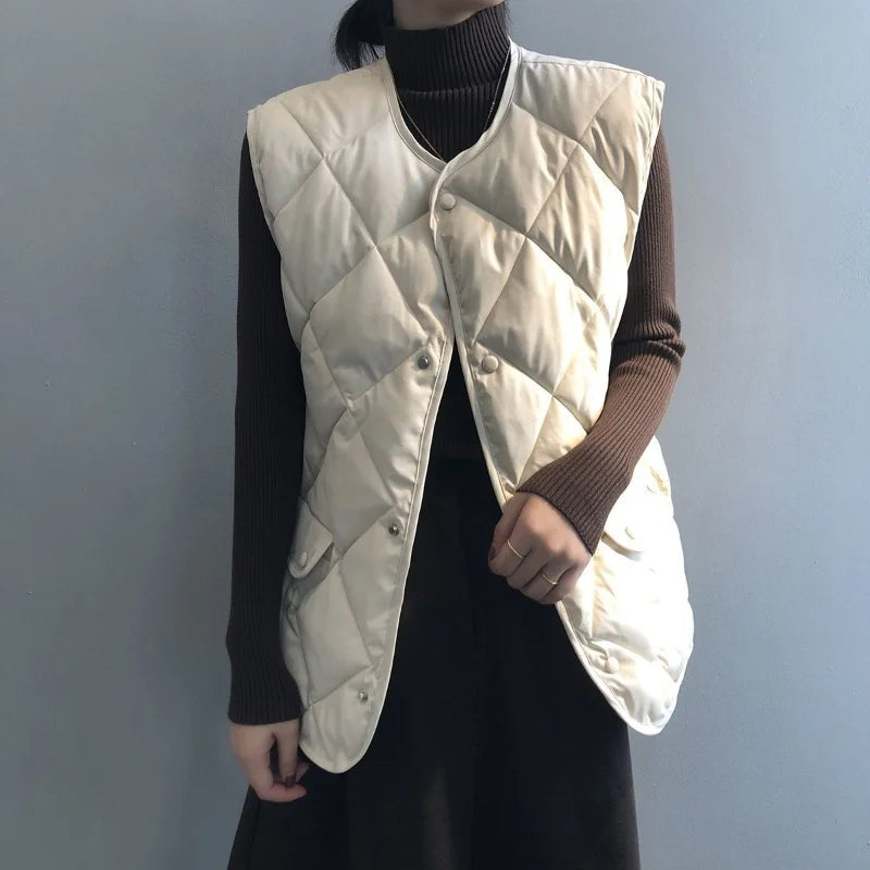 Vienna Quilted Bomber Vest