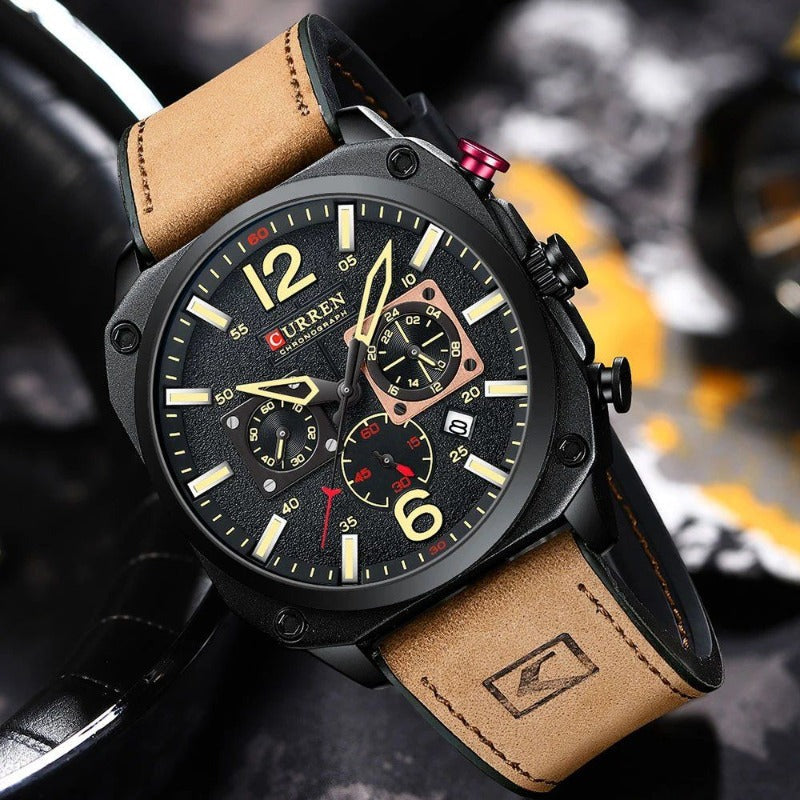 Harry Melbourne® - Excellent Business Leather Quartz Watch