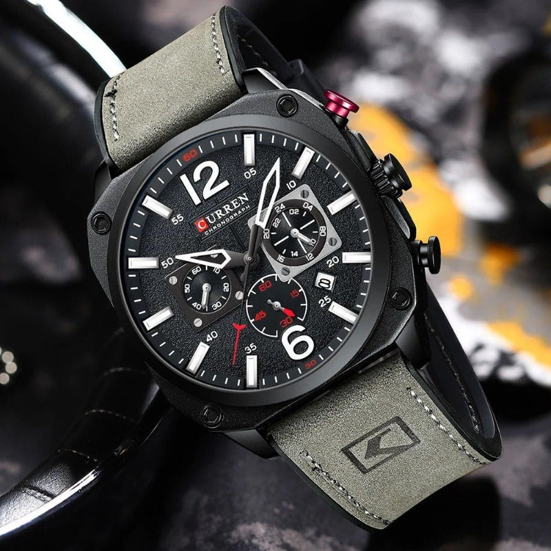 Harry Melbourne® - Excellent Business Leather Quartz Watch