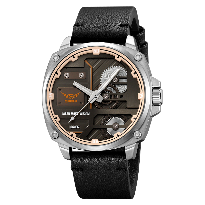 Quartz Leather Men's Watch™