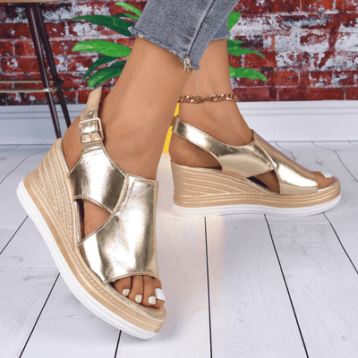 Helen | Elegant Wedge Sandals